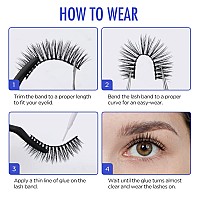 Lashes Natural Look False Eyelashes Bepholan Fake Eyelashes 3D Super Fluffy False Lashes Mega Volume Wispy Lashes 2 Pairs Plus