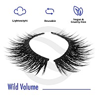 Lashes Natural Look False Eyelashes Bepholan Fake Eyelashes 3D Super Fluffy False Lashes Mega Volume Wispy Lashes 2 Pairs Plus