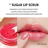 Pudaier Lip Care Kit Hydrating Lip Glow Oil Moisturizing Lip Mask Exfoliating Lip Scrub 3 Pcs Lip Care Plumping Makeup Set F