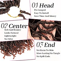 Umylar Faux Locs 14 Inch Crochet Hair Soft Locs 7 Packs Crochet Hair For Women Prelooped Faux Locs Crochet Braids Synthetic Hai