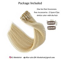 Clip in Hair Extensions Real Human Hair,Platinum Blonde Hair Extensions Clip in Human Hair, 7 Pieces 70G Real Hair Extensions Remy Human Hair Clip in Extensions 12 Inch Double Wefts Clip ins for Women