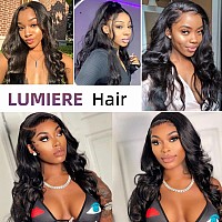 Lumiere Body Wave Clip In Hair Extensions Glueless Hair Extensions For Black Women 120G Grade 10A Brazilian Remy Hair Wear And