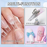 Makartt Solid Nail Glue Gel For Soft Gel Nail Tips Kailane Solid Nail Glue Gel For Press On Nails Acrylic Nails Solid Builder Na