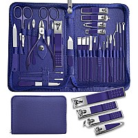 Manicure Set Personal Care Mens Grooming Kit 30 In 1 Professional Manicure Kit Pedicure Kitnail Clippers For Men And Beauty Too