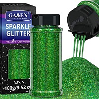 Holographic Ultra Fine Glitter 100G Green Fine Glitter 100G352Oz Sparkle Glitter Powder For Resin Tumbler Project And Craft Ir