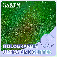 Holographic Ultra Fine Glitter 100G Green Fine Glitter 100G352Oz Sparkle Glitter Powder For Resin Tumbler Project And Craft Ir