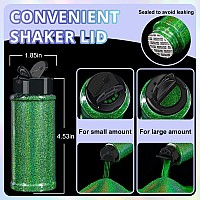 Holographic Ultra Fine Glitter 100G Green Fine Glitter 100G352Oz Sparkle Glitter Powder For Resin Tumbler Project And Craft Ir