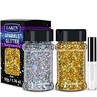 Holographic Chunky Glitter 50G Silver50G Gold Body Glitter With Multishapes 100G352Oz Sparkle Glitter For Body Face Eye Hair