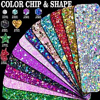 Holographic Chunky Glitter 50G Silver50G Gold Body Glitter With Multishapes 100G352Oz Sparkle Glitter For Body Face Eye Hair