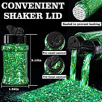 Holographic Chunky Glitter 50G Green Body Glitter With Multishapes 50G176Oz Sparkle Glitter For Body Face Eye Hair Makeup Gli