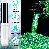 Holographic Chunky Glitter 50G Green Body Glitter With Multishapes 50G176Oz Sparkle Glitter For Body Face Eye Hair Makeup Gli