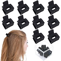 Ahoney 10Pcs Small Hair Clips For Women Girls 1 Mini Matte Jaw Clips For Thin Thick Medium Hair Strong Hold Barrettes Wi