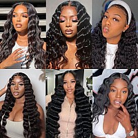 10A Loose Deep Wave Bundles Human Hair For Black Women18 20 22Inch 150 Density Brazilian Virgin Human Hair Natural Wave Bundles