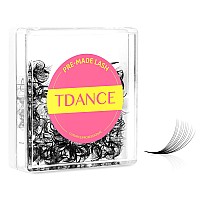 Tdance 500 Fans Premade Fans Eyelash Extensions 916Mm Length Pre Made Fans Lash Extensions 5D 8D 10D 12D 14D Handmade Promades