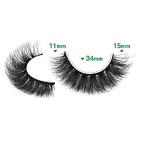 Short Lashes Natural Look False Eyelashes Thick Fluffy Faux Mink Lashes Pack Wispy Strip Fake Eyelashes Cat Eye Lashes That Look