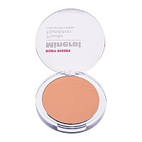 Ruby Kisses Mineral Pressed Powder Foundation Medium To Full Coverage Natural Finish 035 Ounce Creamy Beige