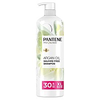 Pantene Sulfate Free Argan Oil Shampoo For Dry Damaged Hair Safe For Color Treated Hair Smoothing And Moisturizing Nutrient I