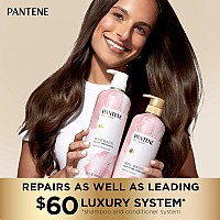 Pantene Sulfate Free Rose Water Shampoo Soothes Replenishes Hydration Safe For Color Treated Hair Nutrient Infused With Vita