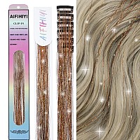 236 Inch Hair Tinsel Clip In Fairy Hair Clip In Hair Tinsel Glitter Tinsel Hair Extensions Kit Heat Resistant Hair Tensile Cli