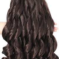 French Curly Braiding Hair 24 Inch 8 Packs Bouncy Braiding Hair Loose Wavy Braiding Hair Synthetic Hair Extensions For Black W