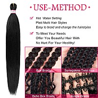 Pre Stretched Braiding Hair 8 Packs 30 Inch Long Professional Hair For Braiding Easy To Twist Crochet Braids Hot Water Setting Y