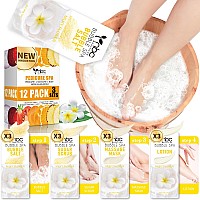 Nbc Beautilab Pedicure Kit Foot Soak Set Bubble Salt Sugar Scrub Massage Mask Massage Lotion In A Box 4 Step Foot Spa Kit F