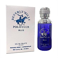 BHPC Blue by Beverly Hills Polo Club, 3.4 oz Eau De Toilette Spray for Men