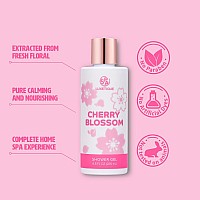 Spa Gifts For Women Spa Luxetique 8 Pcs Bath Set Basket Cherry Blossom Gift Set Luxury Self Care Kit With Shower Gel Body Oil Sc