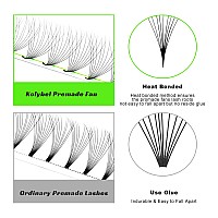 500 Premade Fans Eyelash Extensions 815Mm Mixed Length Promade Lash Fans Cd Curl Premade Fans Pointed Thin Base Handmade Volum