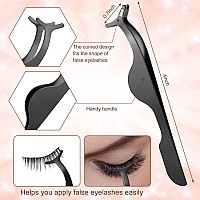 5 Pieces Eyelash Curler Set Include Eyelash Curlers With 10 Pieces Eyelash Curler Refill Pads Eyelash Comb Eyebrow Brush Eyelash