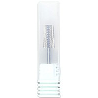 Pana Tapered Barrel Carbide 332 Shank Size Silver Extra Fine Grit Fast Remove Acrylic Or Hard Gel Nail Drill Bit For M