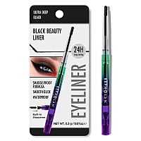 Bepholan Black Eyeliner Pencilswaterproof Gel Eyeliner Pencil Black Waterline Eye Liner Pen For Women Waterproof Smudge Proof L