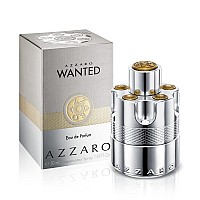 Azzaro Wanted Eau De Parfum Energizing Intense Mens Cologne Woody Aromatic Spicy Fragrance Juniper Berries Sage Vet