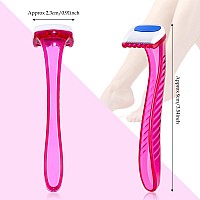 Honoson 12 Pieces T Type Bikini Razor Disposable Women Small Durable Travel Accessories Women Razors Shaver Pubic Hair Removal B