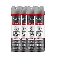 Above Shiny Silver 48 Hours Elements Antiperspirant Deodorant Set For Men Notes Of Jasmine And Mint Dry Spray Protects Aga