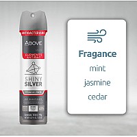 Above Shiny Silver 48 Hours Elements Antiperspirant Deodorant Set For Men Notes Of Jasmine And Mint Dry Spray Protects Aga