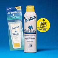 Vacation Classic Spray Sunscreen Spf 30 Air Freshener Bundle Broad Spectrum Sunscreen Spray Vegan Sunblock Spray Body Spray