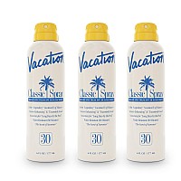 Vacation Classic Spray Sunscreen Spf 30 3Pack Broad Spectrum Sunscreen Spray Vegan Sunblock Spray Body Lotion With Spf Spra