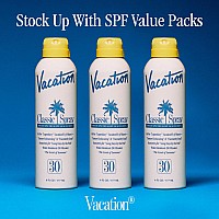 Vacation Classic Spray Sunscreen Spf 30 3Pack Broad Spectrum Sunscreen Spray Vegan Sunblock Spray Body Lotion With Spf Spra