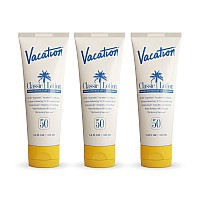 Vacation Classic Sunscreen Lotion Spf 50 3Pack Water Resistant Broad Spectrum Sunscreen Sun Block Vegan Sun Tanning Lotion B