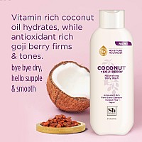 Soapbox Body Wash Coconut Goji Berry Body Wash For Women Men Vegan Antioxidant Rich Moisturizing Body Wash With Shea But