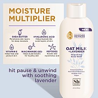 Soapbox Body Wash Oat Milk Lavender Body Wash Body Wash For Women Men Vegan Antioxidant Rich Moisturizing Calming With