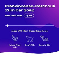 Zum Bar Goats Milk Soap Patchouli Blends Patchouli Patchouliorange Patchoulimint 3 Oz 3 Pack