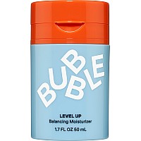 Bubble Skincare Level Up Balancing Face Moisturizer - Hydrating Gel Moisturizer Formulated with Zinc PCA + Niacinamide for Improved Texture & Radiance - Skin Care for Oily or Combination Skin (50ml)