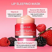 Laneige Lip Sleeping Mask Grapefruit Nourish Hydrate Vitamin C Murumuru Shea Butter Antioxidants Flaky Dry Lips