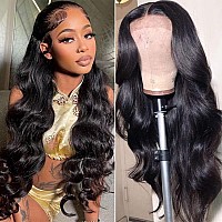 Queen Story Body Wave Lace Front Wig 4X4 Hd Lace Front Wigs Human Hair Pre Plucked Bleached Knots With Baby Hair 150 Density Hu