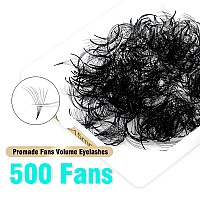 Vavalash 500 Fans Premade Fans Eyelash Extensions 916Mm Length Premade Lash Fans 5D 6D 7D 8D 10D 12D 14D Handmade Promade Loose