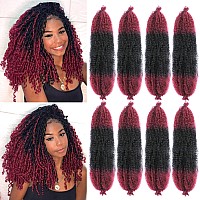 8 Packs Marley Twist Braiding Hair Prestretched Springy Afro Twist Hair 24 Inch For Soft Locs Crochet Hair Synthetic Protective