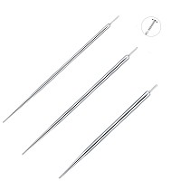 Aumeo G23 Titanium Threadless Piercing Taper 14G 16G 18G Piercing Insertion Pin Taper For Nose Lip Monroe Ear Tragus Helix Push