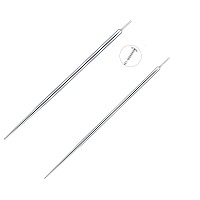 Aumeo G23 Titanium Threadless Piercing Taper 14G 16G 18G Piercing Insertion Pin Taper For Nose Lip Monroe Ear Tragus Helix Push